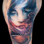 татуировка на абстракция за момичета - пример за снимка от 21122015 No17