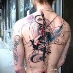 татуировка абстракция за мъже - пример за снимка от 21122015 No10