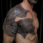 абстракция татуировка за мъже - пример за снимка от 21122015 No15