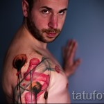 абстракция татуировка на рамо - снимка пример от 21122015 # 1