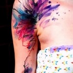 абстракция татуировка на рамо - снимка пример от 21122015 № 13