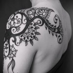 абстракция татуировка на рамо - снимка пример от 21122015 № 15
