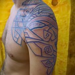 абстракция татуировка на рамо - снимка пример от 21122015 № 17