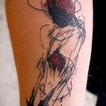 абстракция татуировка на ръката - пример за снимка от 21122015 # 1