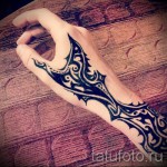 татуировка на абстракция на ръката - пример за снимка от 21122015 No4