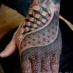 абстракция татуировка на ръка - снимка пример от 21122015 № 5