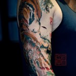 абстрактна тигрова татуировка - пример за снимка от 21122015 # 5