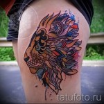 абстракция на татуировка на лъв - пример за снимка от 21122015 # 1
