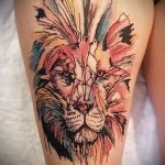 абстракция на татуировка на лъв - пример за снимка от 21122015 # 2