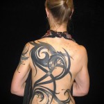 татуировка на долната част на гърба абстракция - снимков пример от 21122015 No2