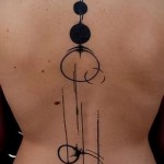 татуировка на долната част на гърба абстракция - пример за снимка от 21122015 No4