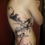 татуировка на долната част на гърба абстракция - снимков пример от 21122015 No5