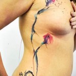 татуировка на долната част на гърба абстракция - снимков пример от 21122015 No6