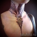 абстракция на татуировка на врата - снимков пример от 21122015 # 2