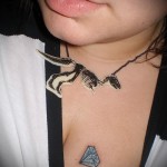 kis gyémánt tetoválás fotó