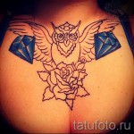 bagoly gyémánttetoválással 7 fotó