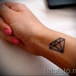 gyémánt tetoválás a csuklón 3 kép