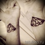 gyémánt tetoválás a csuklón 10 fénykép