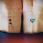 gyémánt tetoválás a csuklón 11 fénykép