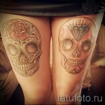 gyémánt tetoválás a 2. lábán