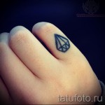 gyémánt tetoválás az ujján 8 fénykép