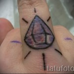 gyémánt tetoválás az ujján 10 fénykép