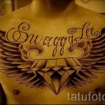 gyémánt tetoválás szárnyakkal 1 fotó