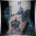 korona és gyémánt tetoválás 3 kép