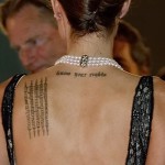 Татуировката на Анджелина Джоли - пример на снимка номер 2