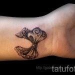 Bogen Tätowierung auf seinem Arm - Photo Beispiel des fertigen Tätowierung 02052016 3