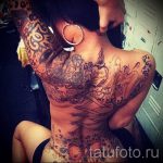 Bogen Tattoo auf dem Hintern - Foto Beispiel des fertigen Tätowierung 02052016 1