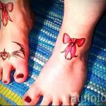 seine Füße beugt Tätowierung auf - Foto Beispiel des fertigen Tätowierung 02052016 1