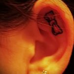 Tattoo Bogen klein - Foto Beispiel des fertigen Tätowierung 02052016 2