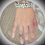 kicsi tetováló íj - Fotó példa a kész tetoválásra 02052016 2