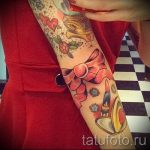 íj tetoválás a kezén - fotó példa a kész tetoválásra 02052016 4