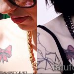 íj tetoválás a kulcscsonton - fotó példa a kész tetoválásra 02052016 1