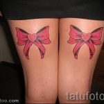 tetoválás íjak a lábakon hátsó fotó - fotó példa a kész tetoválásra 02052016 32