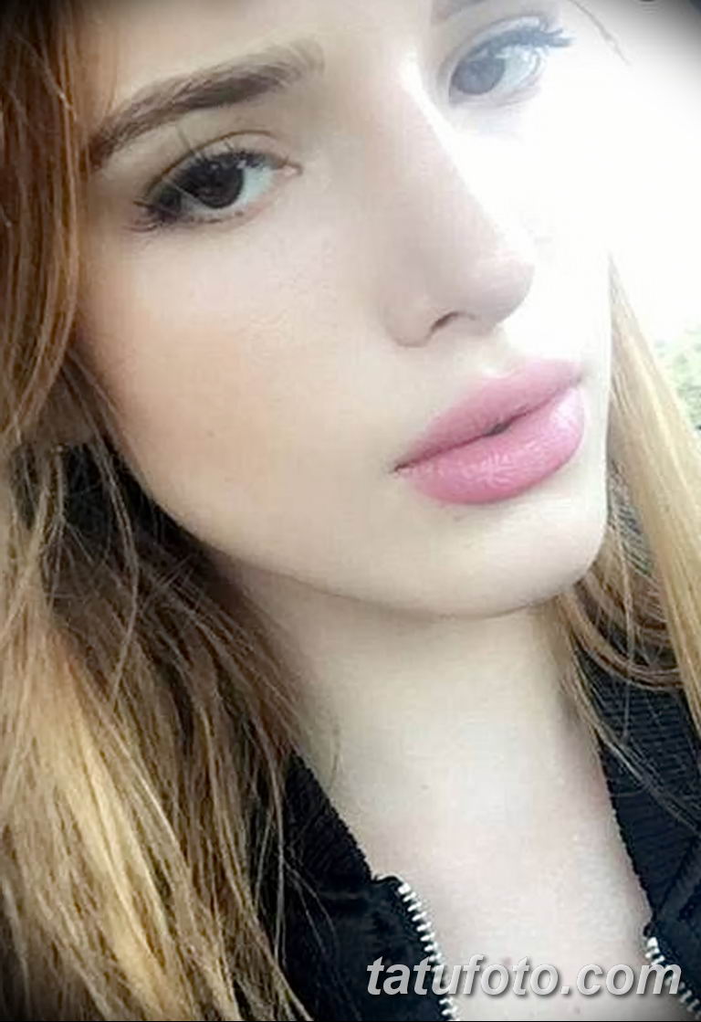 Татуировка Бела Торн - татуировка на вежди