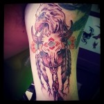 Tetovaža bika na ruci