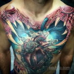 férfi biomechanikai tetoválás 2019.10.31. №008 - biomechanikai tetoválás -