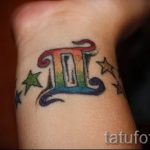 Fotó - tatouage sur les jumeaux de poignet - 1021 -es opció tatufoto.ru