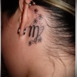 tetoválás betű m - fotó a kész tetoválásról - 20122015 № 14