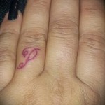 p tetoválás betű - fotó a kész tetoválásról - 20122015 № 6