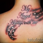 levél tetoválás a nyakon - kész tetoválás fotó - 20122015 # 5