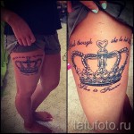 korona tetoválás betűvel - kész tetoválás fotó - 20122015 # 18