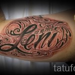 belles lettres pour les tatouages ​​- photos de tatouage fini - 20122015 Numéro 1