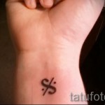 lettre de tatouage - fotó du tatouage fini - 20122015 1. szám