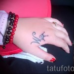 Tattoo Buchstaben m - ein Foto des fertigen tattoo - 20122015 Nummer 1