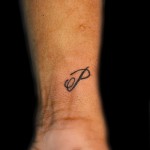 Tattoo Buchstaben p - Foto des fertigen tattoo - 20122015 Nummer 1