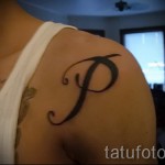 tetoválás betű p - fotó a kész tetoválásról - 20122015 1. szám